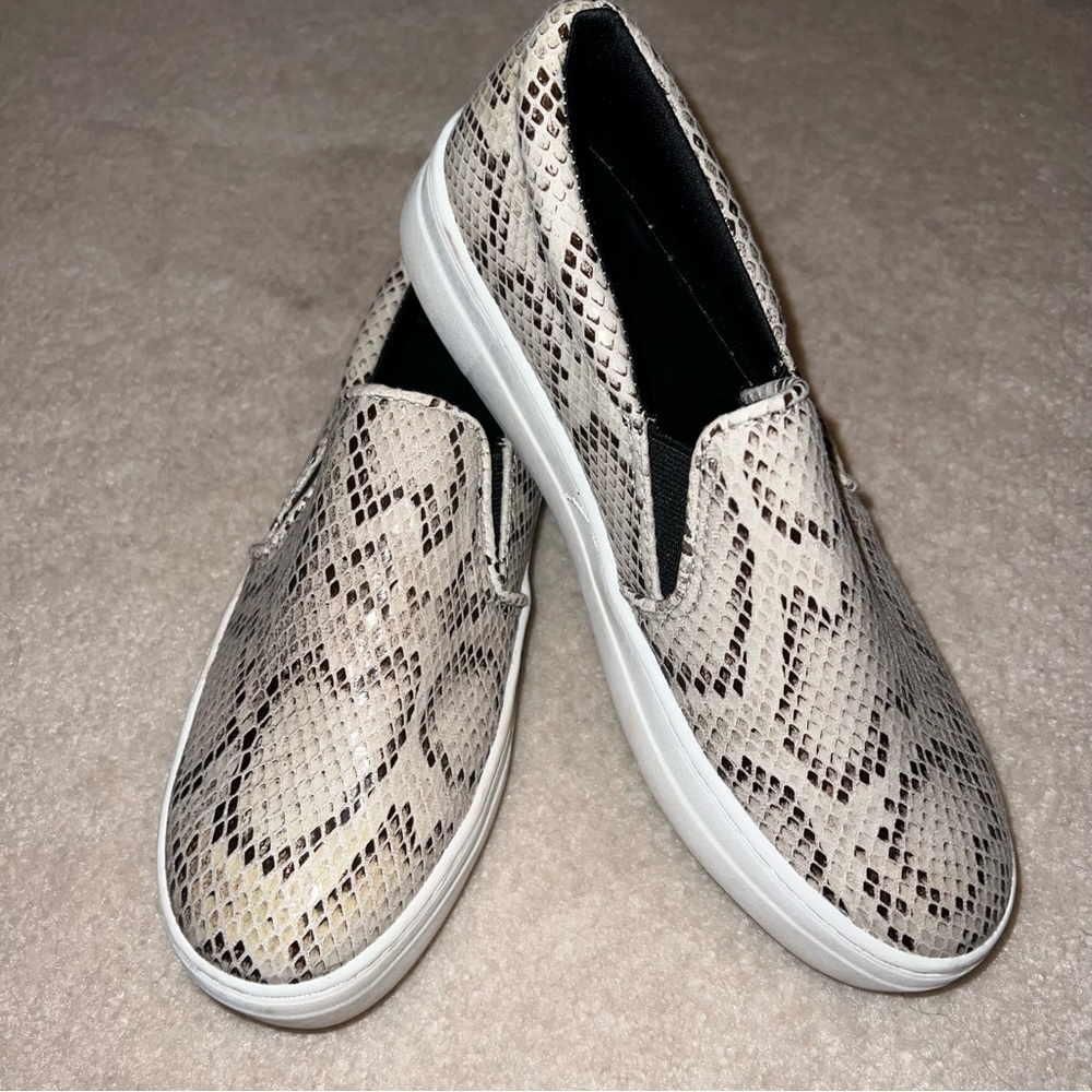 A New Day Snakeskin Slip-On Sneakers Size 7.5